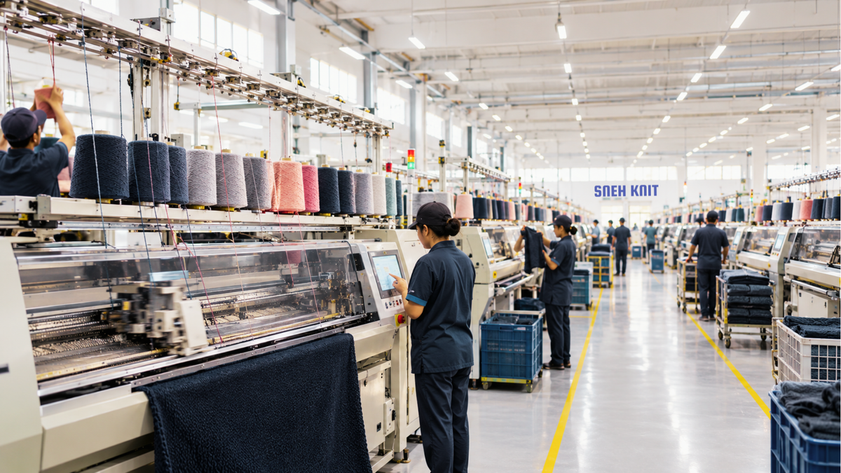From yarn to garment, under one roof.